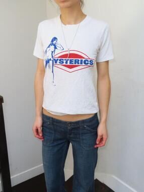 Hysteric Glamour Women's White and Multi Shirt